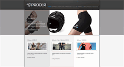Desktop Screenshot of procersports.com