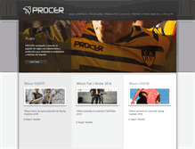 Tablet Screenshot of procersports.com